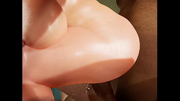 Midget fucked hard by an ebony dude