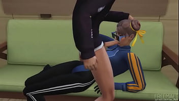 Street fighter girl loves blowjob