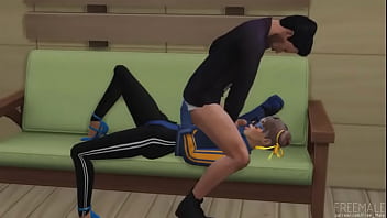 Street fighter girl loves blowjob