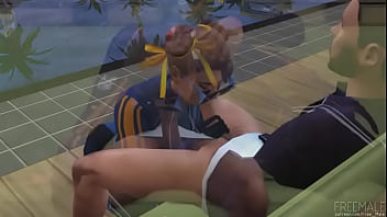 Street fighter girl loves blowjob