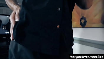 Girlboss vicky vette strips naked and send some dirty pictures