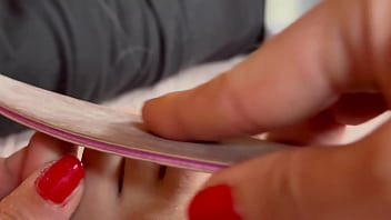 All natural long toe nail fetish video closeup toes foot feet