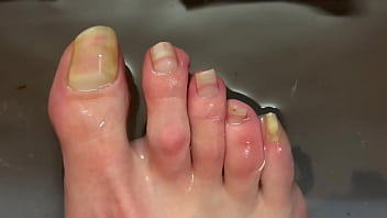 All natural long toe nail fetish video closeup toes foot feet All natural long toe nail fetish video closeup toes foot feet