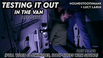 Testing it out in the van