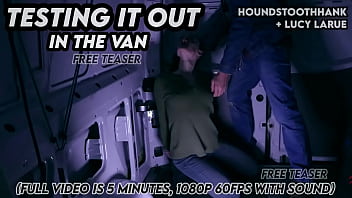 Testing it out in the van