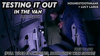 Testing it out in the van