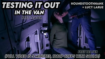 Testing it out in the van