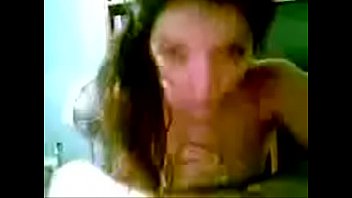 Young asian in pigtails sucks big white cock