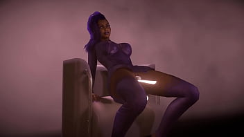 Sombra double dildo music video overwatch parody