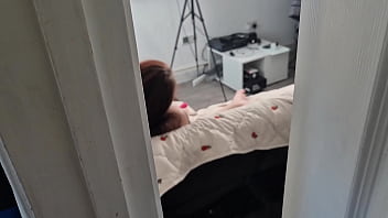 Housemates wank from home