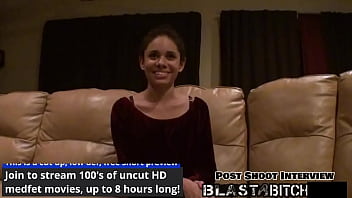 Sandra chappelle's back gets blasted with cum after blowjob