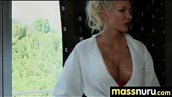 Nuru massage ends with a hot shower fuck 3