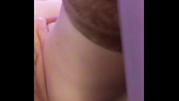 Wife strips naked plays with cunt vibrator