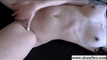 Solo horny amateur girl get dildo toys in holes video 22