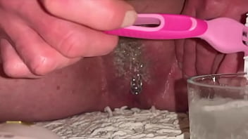 Shaving my pierced pussy