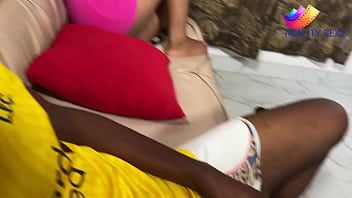 Pounding my step sisters pussy when home alone