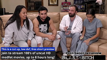 Mia sucks dick and swallows huge load