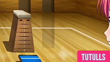 Volleyball coach had sex with his students in special coaching hentai