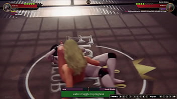 Luna vs bambi nf3d sexfight lesbian combat