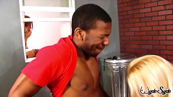 Voyeuristic sara jay joins blonde alexis golden & bbc peter panther