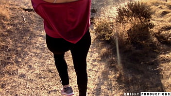 Maria jade sexy blonde public outdoor hike fuck