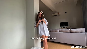 Young and hot bride fantasies huge facial