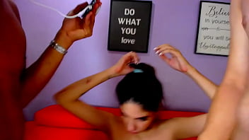 Intense pov of this latina giving blowjobs