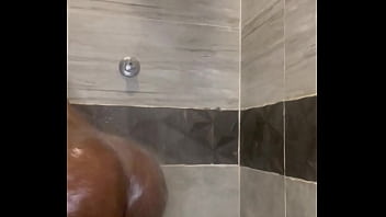 Cold water but hot shower from this teen whore