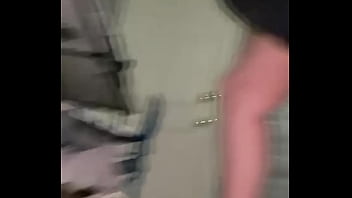 Bbw redhead bounces on glass