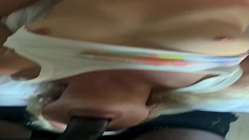 Kim loves sucking cock upside down