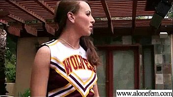 Girl strip and insert in holes all kind of stuffs vid 11