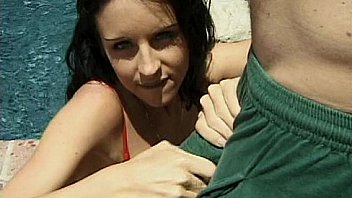 Pool blowjobs