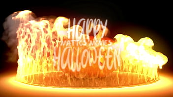 Invocação do mal as safadinhas invocam do além a morte e o capeta para levar gozadas deles