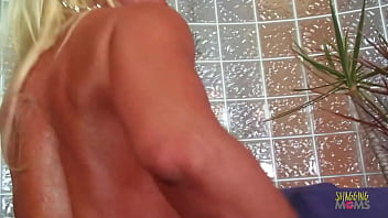 Gorgeous blonde milf receives oral pleasure before her pussy is stuffed with a cock