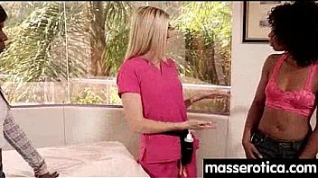 Sensual lesbian massage leads to orgasm 21