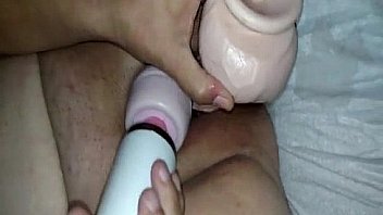 Amateur slut pounding her pussy with a couple of hot toys