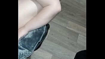 All over her face like