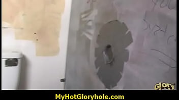 Amateur ebony at the gloryhole 17