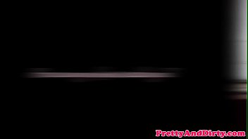 Busty amateur babe interviewed about shoot