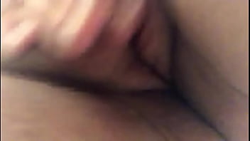 Touching his big big pussy