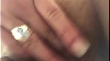 Touching his big big pussy