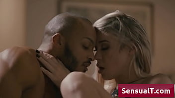 Watch This Blondie Ts In Sexy Black Lingerie Banged From Behind thumbnail