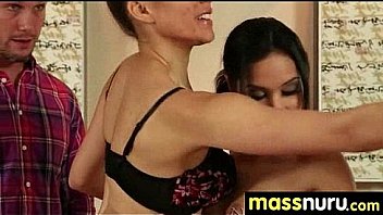 Nuru massage ends with a hot shower fuck 8