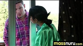 Nuru massage ends with a hot shower fuck 8