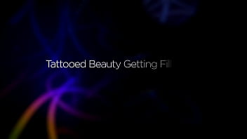 Full body tattoed milf with alien pussy hardcore fuck with facial