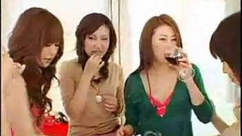 Sexy asian lesbian makeout kissing sex orgy