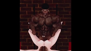 Stretching her holes