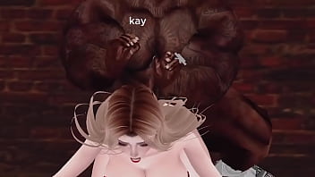 Stretching her holes