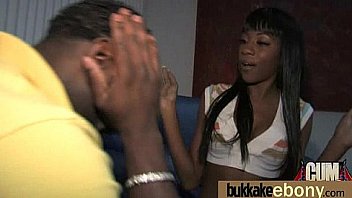 Dp with german ebony bukkake teen 22