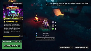 Aldeão safado minecraft dungeons #1